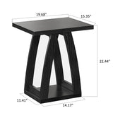 End Table, Side Table, Nightstand, Sofa Side Table with Shelf, Modern End Table