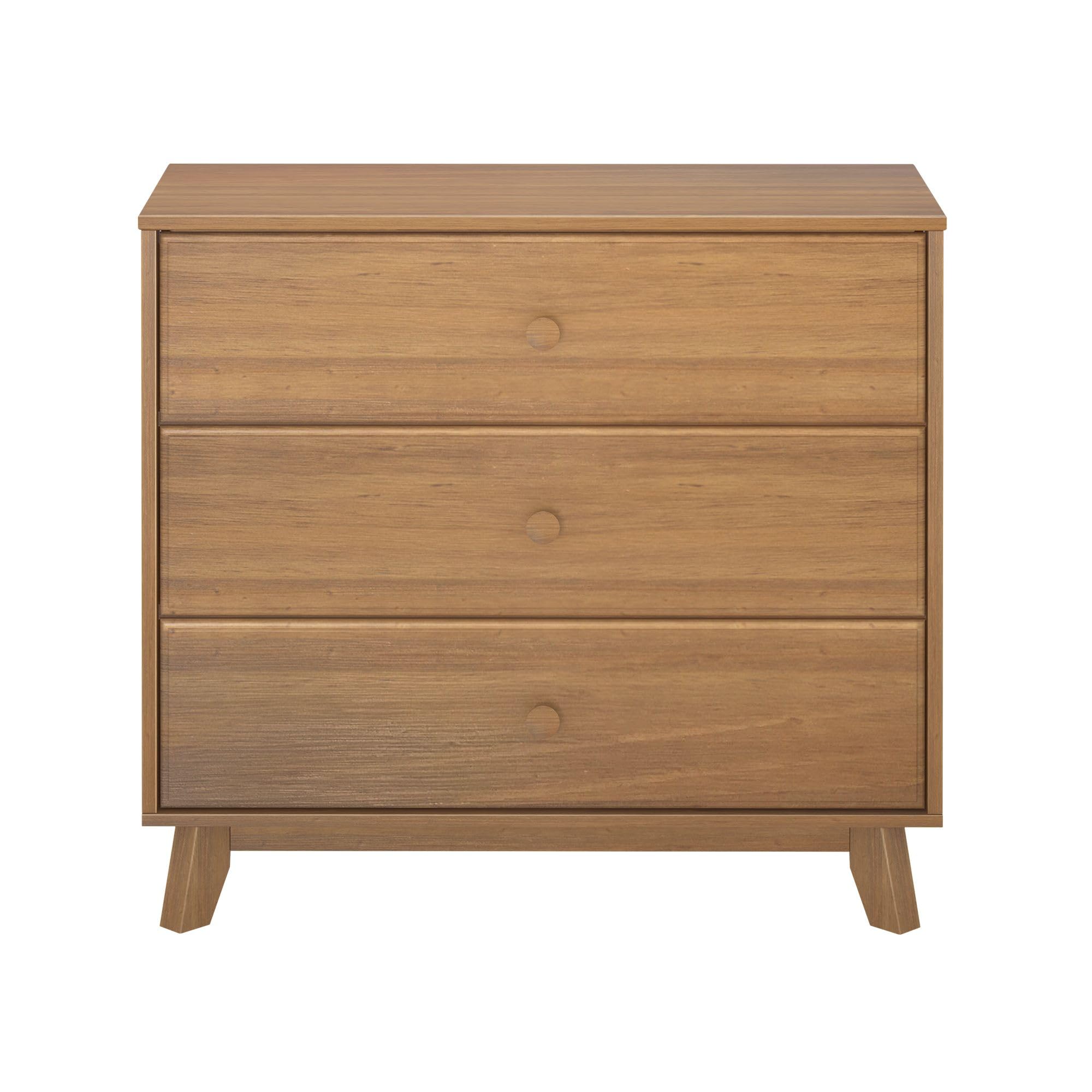 Max & Lily 3 Drawer Dresser, Pecan