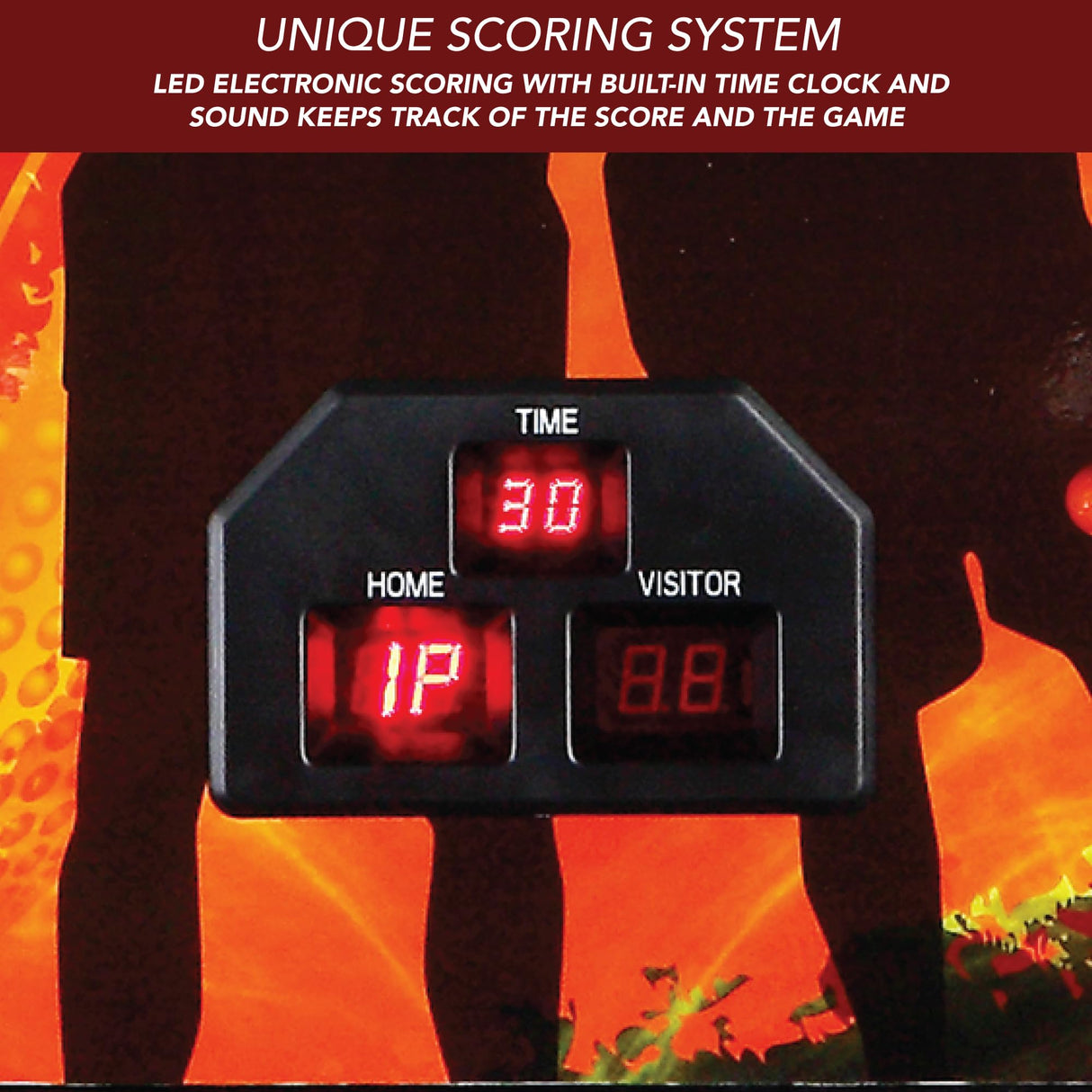 Sure Shot Dual Electronic Basketball Arcade Game with Electronic Digital Scoring and Timer