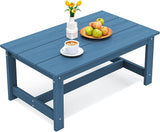 Patio Coffee Table, Rectangle Outdoor Coffee Table