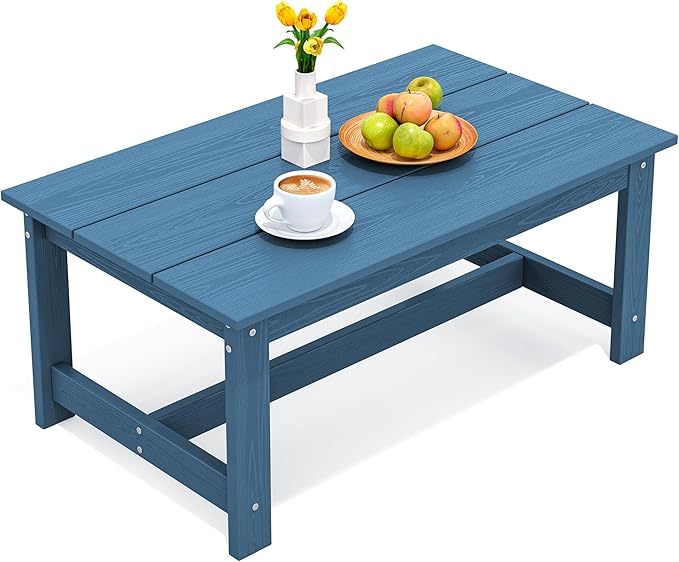 Patio Coffee Table, Rectangle Outdoor Coffee Table