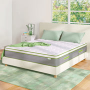 Twin Mattress, 10 Inch Hybrid Pillow Top Twin Size Mattress