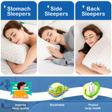 Cooling Bed Pillows for Sleeping 2 Pack Shredded Memory Foam Pillows Adjustable