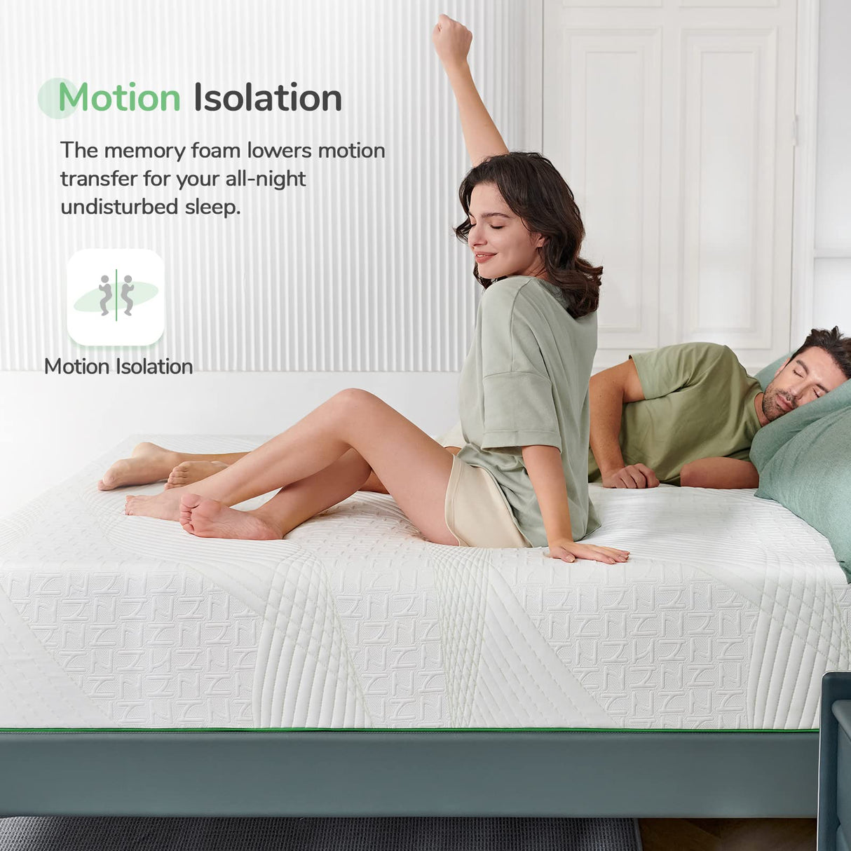 Queen Size Mattress, 12 Inch Gel Memory Foam Mattress Queen,