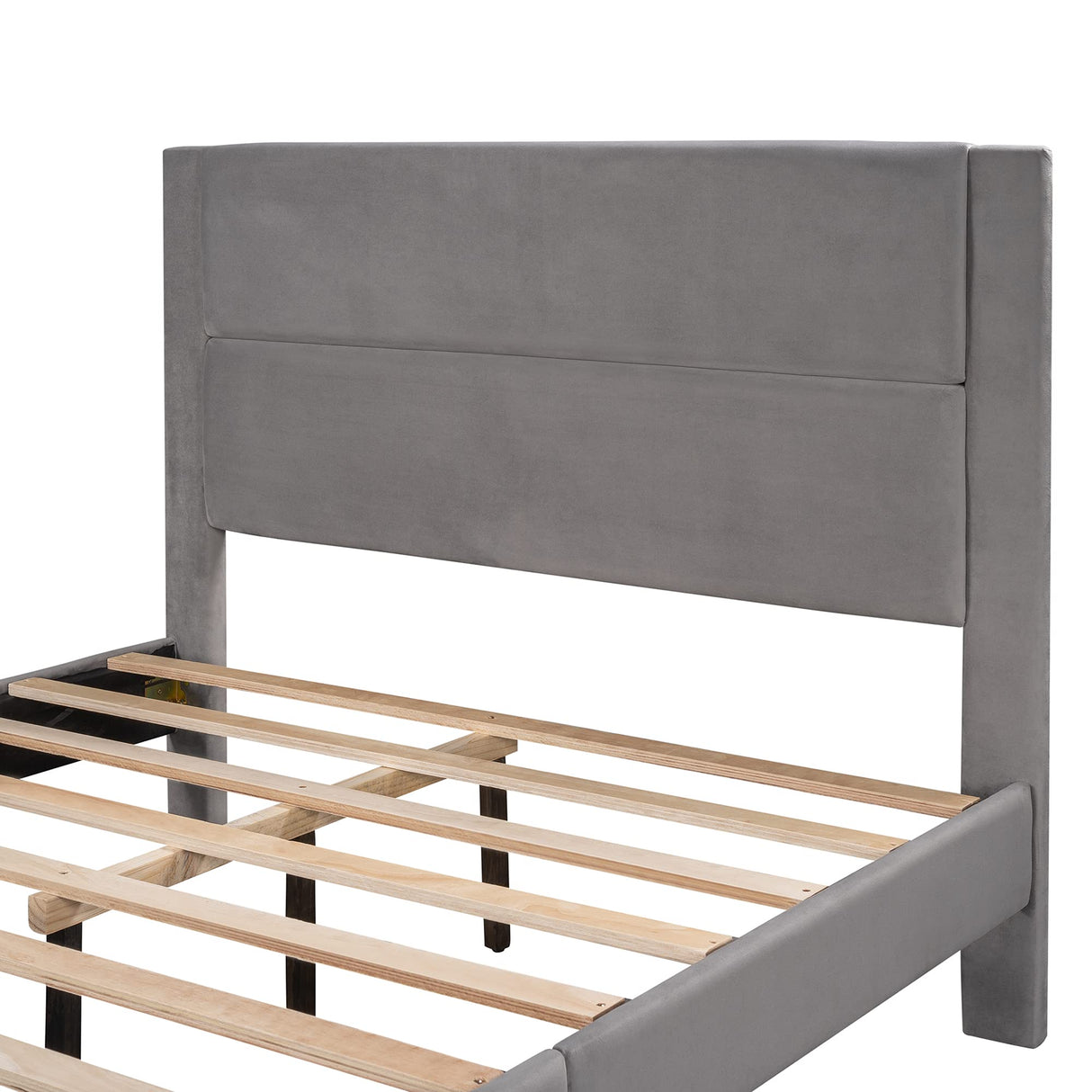 Queen Storage Bed Frame with Headboard, Queen Storage Platform Bed with Storage