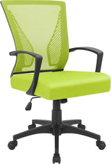 Office Chair Mid Back Swivel Lumbar Support Desk Chair, Computer Ergonomic Mesh