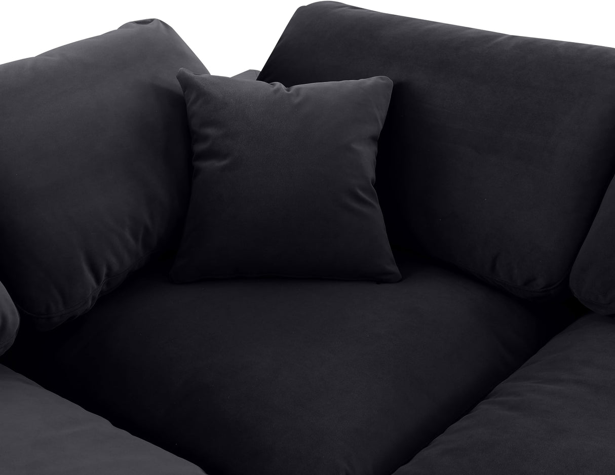 189Black-S119 Comfy Collection Modern | Contemporary Upholstered Modular Sofa