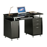 47.25" Ergonomic Computer Drawers & File Cabinet for Home Office Storage