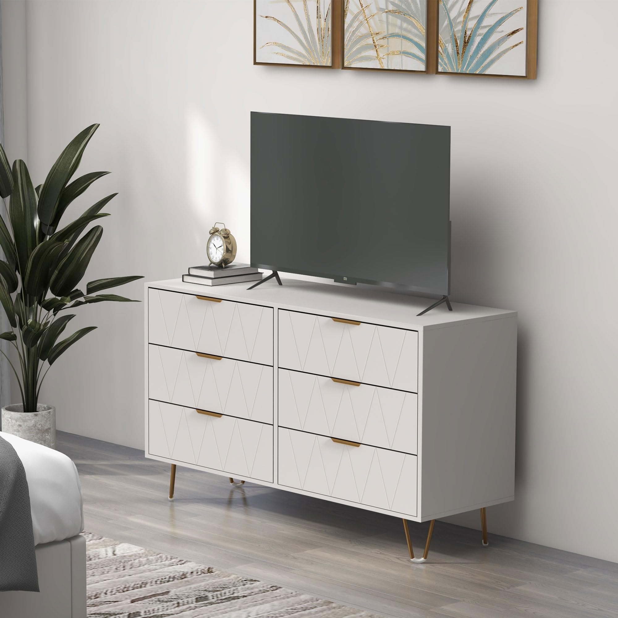 White Chest of Drawers Dresser