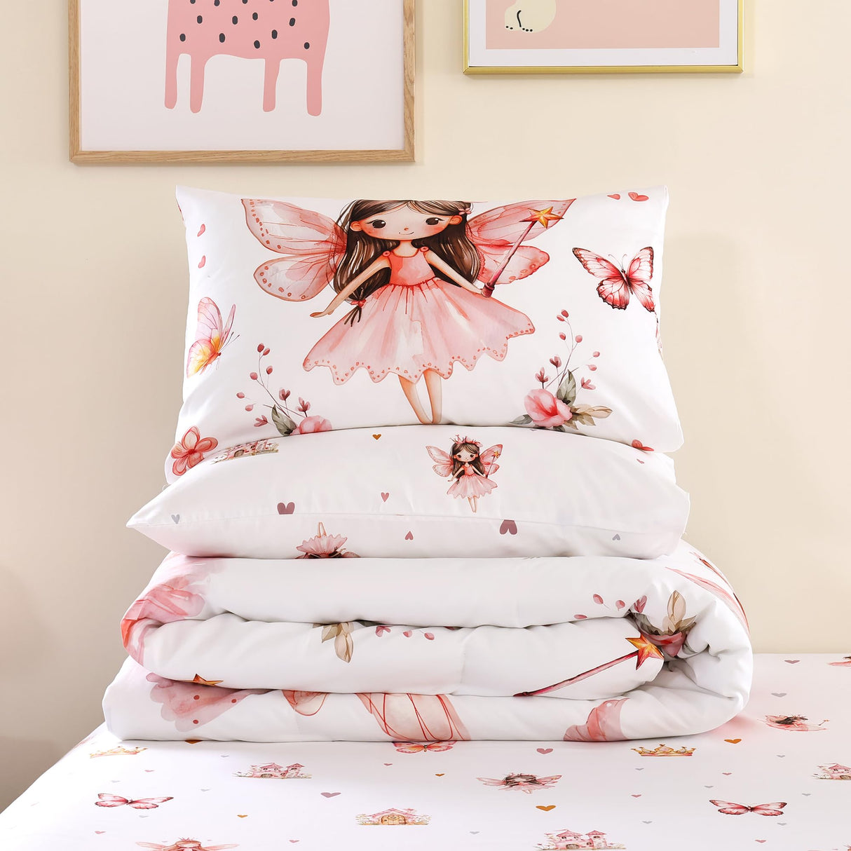 Queen Comforter Set 7 Pieces and 5 Pieces Twin Comforter Set for Girls