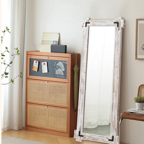 Full Length Mirror, Wood Framed Floor Mirror, Decorative Standing Leaning