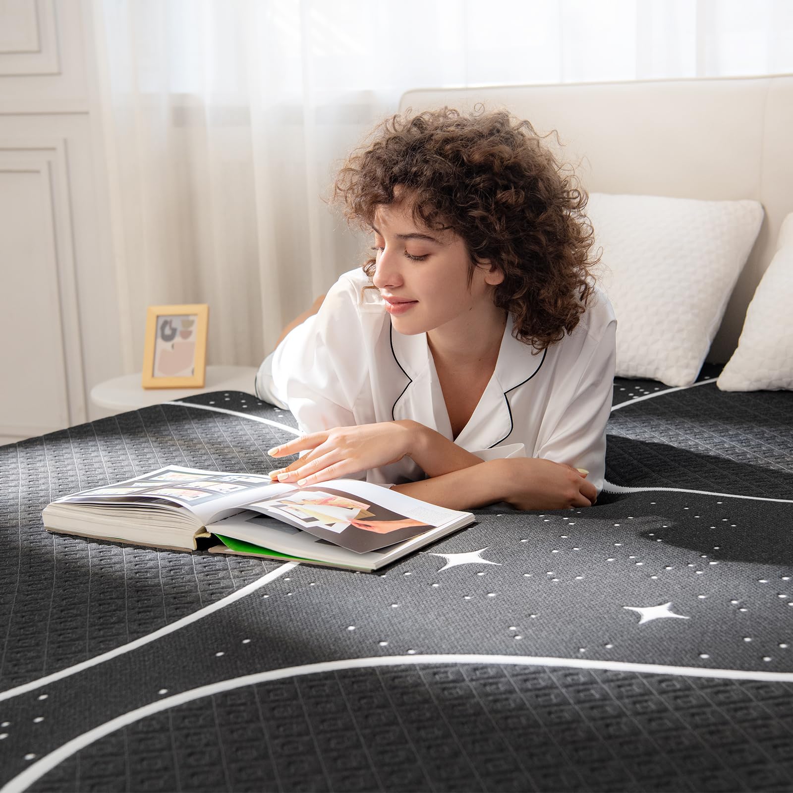 Queen Size Mattress, 12 Inch Memory Foam Mattress for Pressure Relief & Motion Isolation