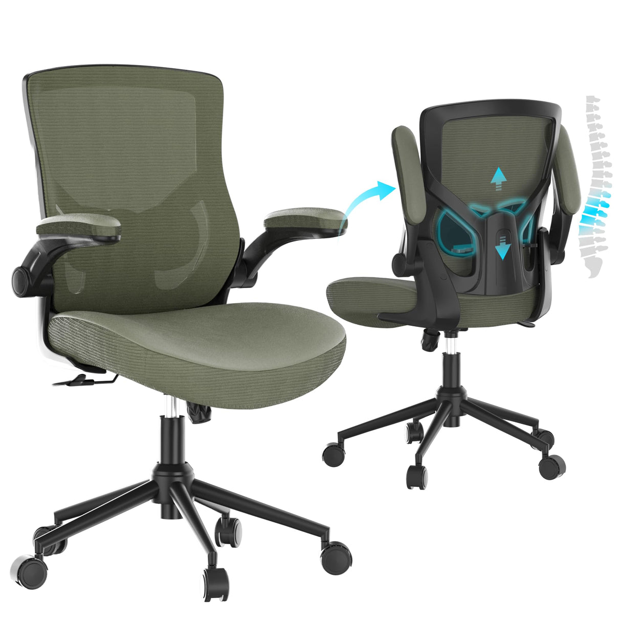 High Back Ergonomic Office Chair with Lumbar Support
