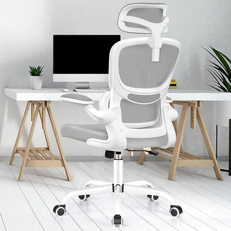 Ergonomic Office Chair, High Back Mesh Desk Chair with Lumbar Support and Adjustable