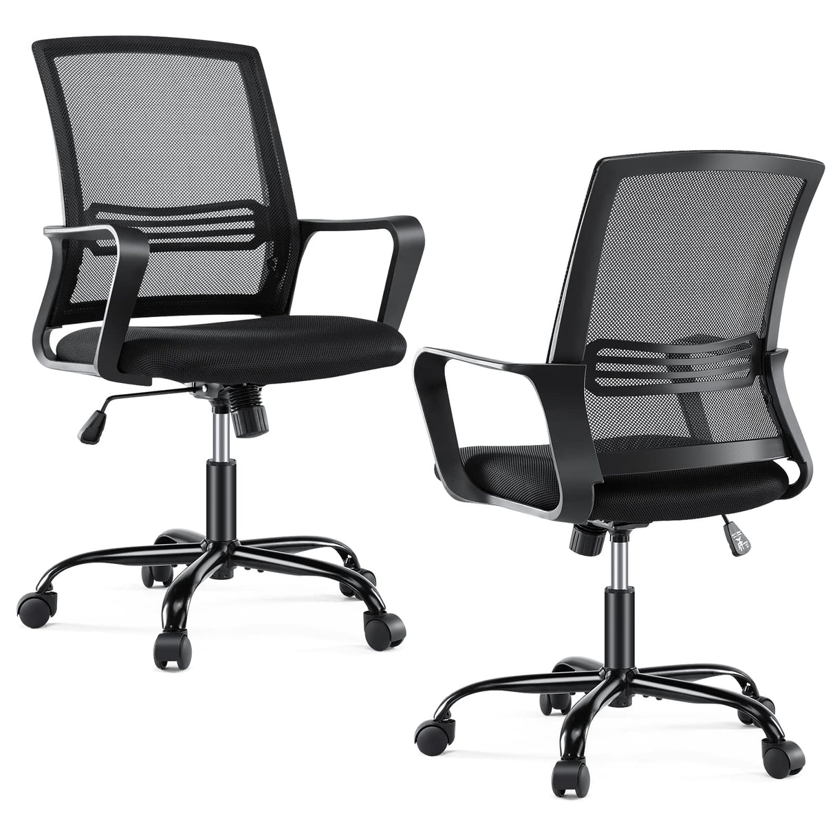 Desk Chair - Office Chair Computer Chair with Wheels Ergonomic Office Chair