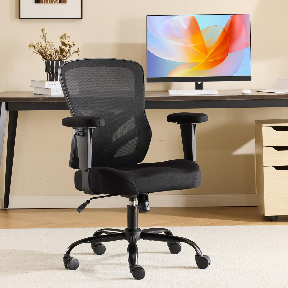 Ergonomic Mesh Office Chair with Adjustable Lumbar Support
