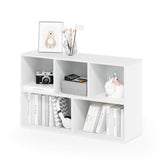 Luder Bookcase / Book / Storage , 5-Cube, White