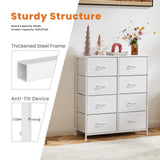 NCH2-8BC-SW-WT, 8 Drawers, White