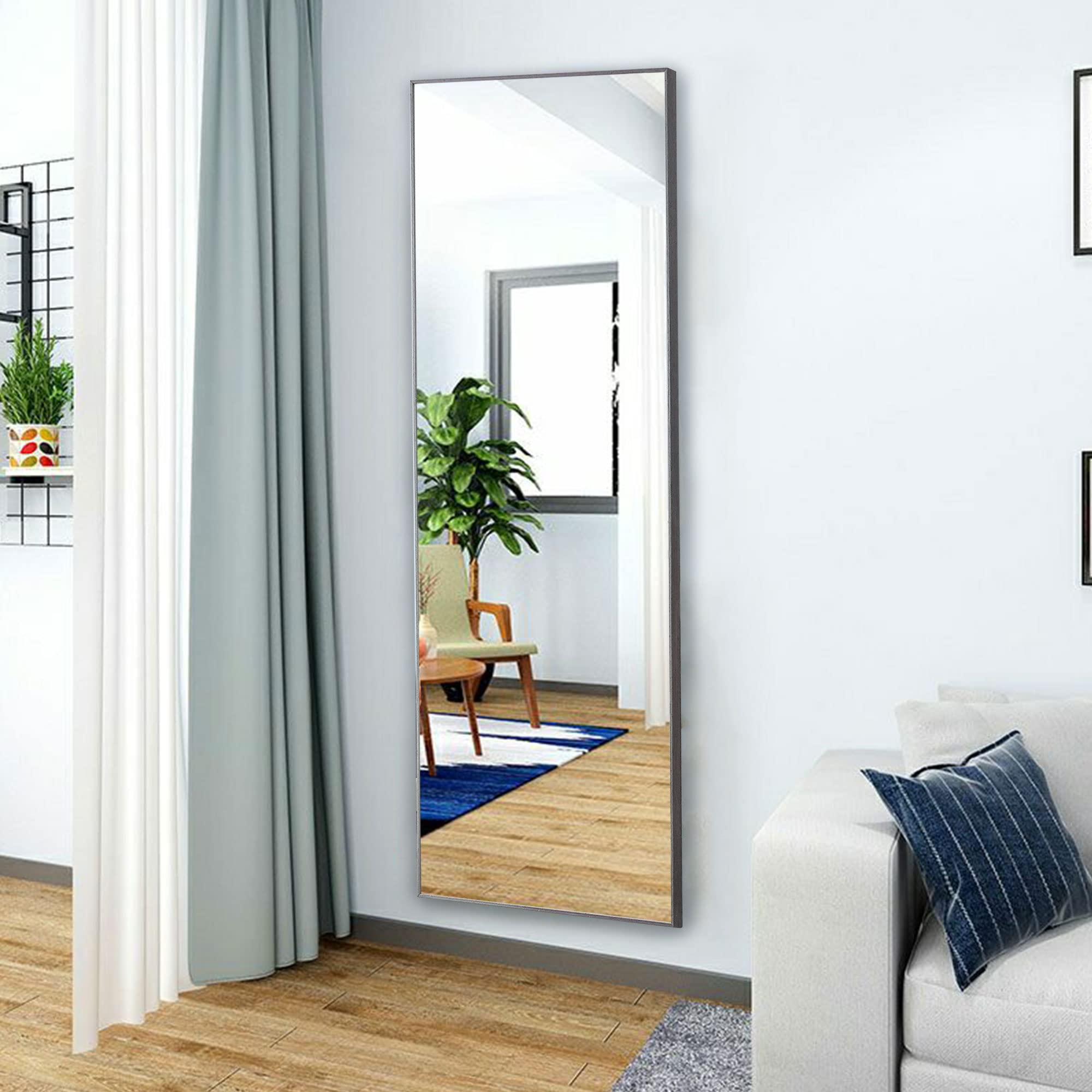 Full Length Mirror, Hanging Or Leaning Against Wall