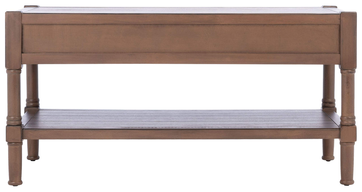 Collection Filbert Brown 2-Drawer Bottom Shelf Coffee Table COF5703C