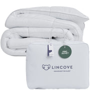 Canadian Down Comforter – All-Season Warmth Duvet Insert – Corner Loops in Each Corner