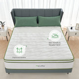 Novilla King Mattress, 12 Inch Hybrid Mattress with Gel Memory Foam & Pocketed Coil for Pressure Relief & Motion Isolation, Medium Soft King Bed Mattress in a box, Amenity