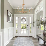 Modern Gold Farmhouse Chandelier, 12-Light Candle Dining Room Farmhouse Chandeliers,