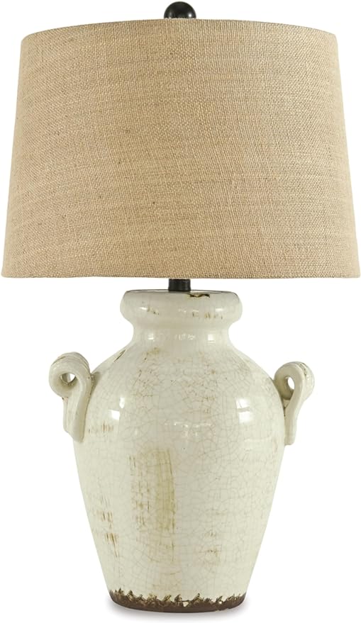 25.88" Manasa Metal Table Lamp, Light Brown