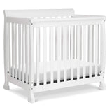 Kalani 4-in-1 Convertible Mini Crib in White | Greenguard Gold Certified