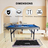 Upgrade Multi Game Table,5 in 1 Folding Portabel Games with Accessories