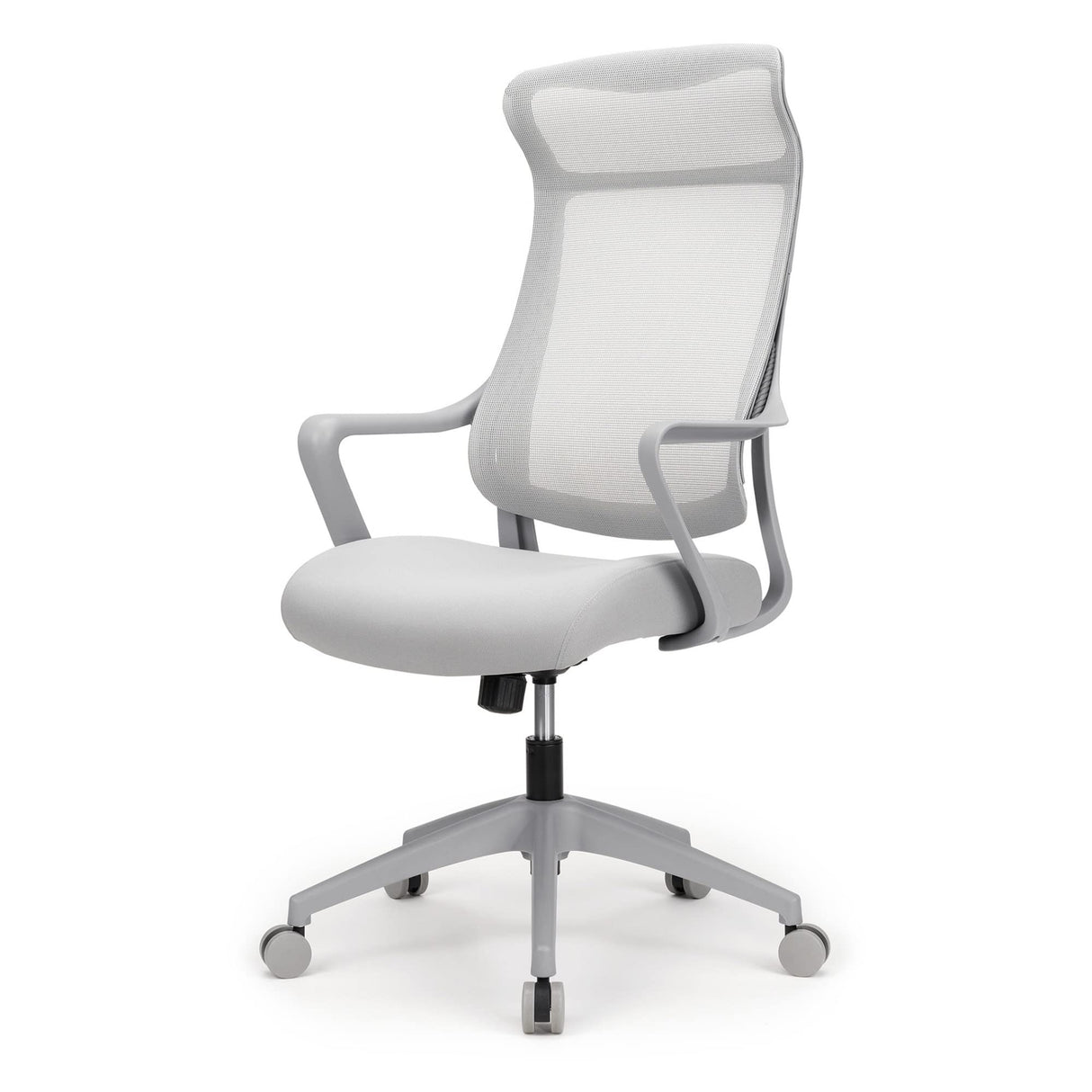 Lenzer Mesh High-Back Task Chair, Gray, BIFMA Compliant