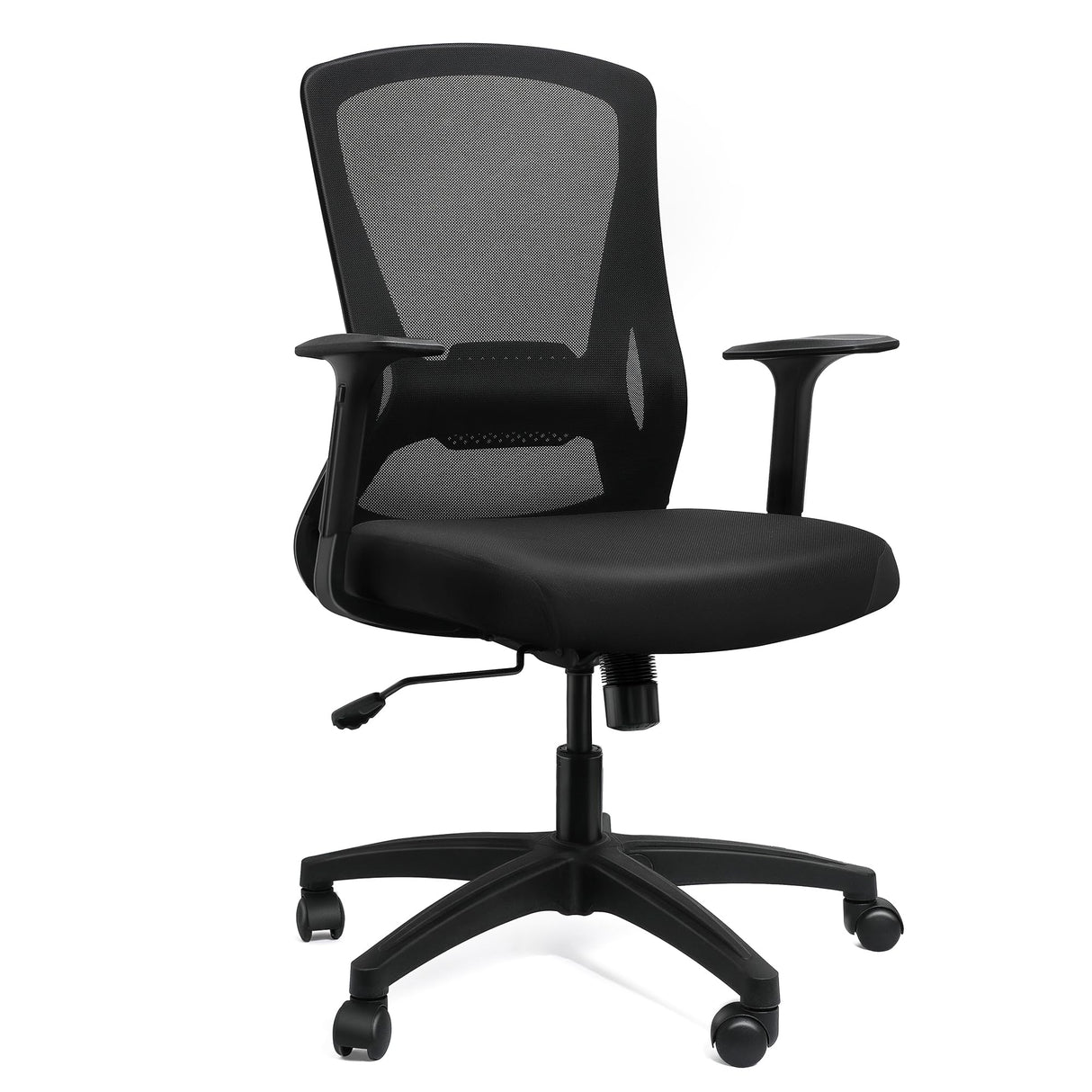 Ergonomic Swivel Computer Office Desk Chair with Adjustable Height Lumbar Support for Home Study