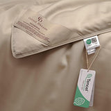 Silk Filled Comforter for All Season, Detachable Tencel Duvet Cover for Easy Care