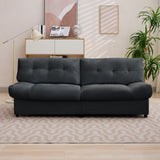 80" Chenille Loveseat Sofa, Comfy Cloud Couch Sofa with Pillow-Designed Armrest