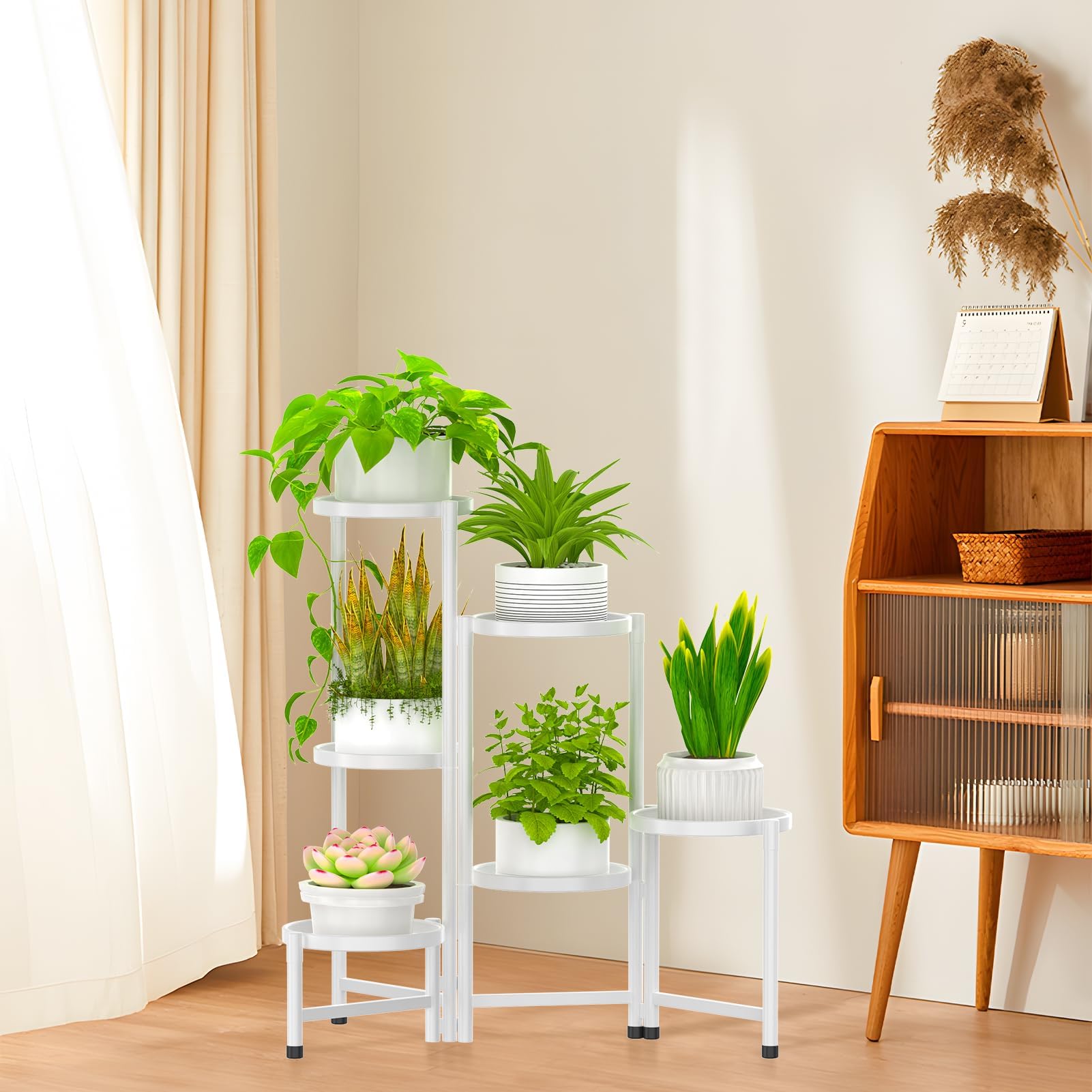 EverBloom 6-Tier Foldable Metal Plant Stand