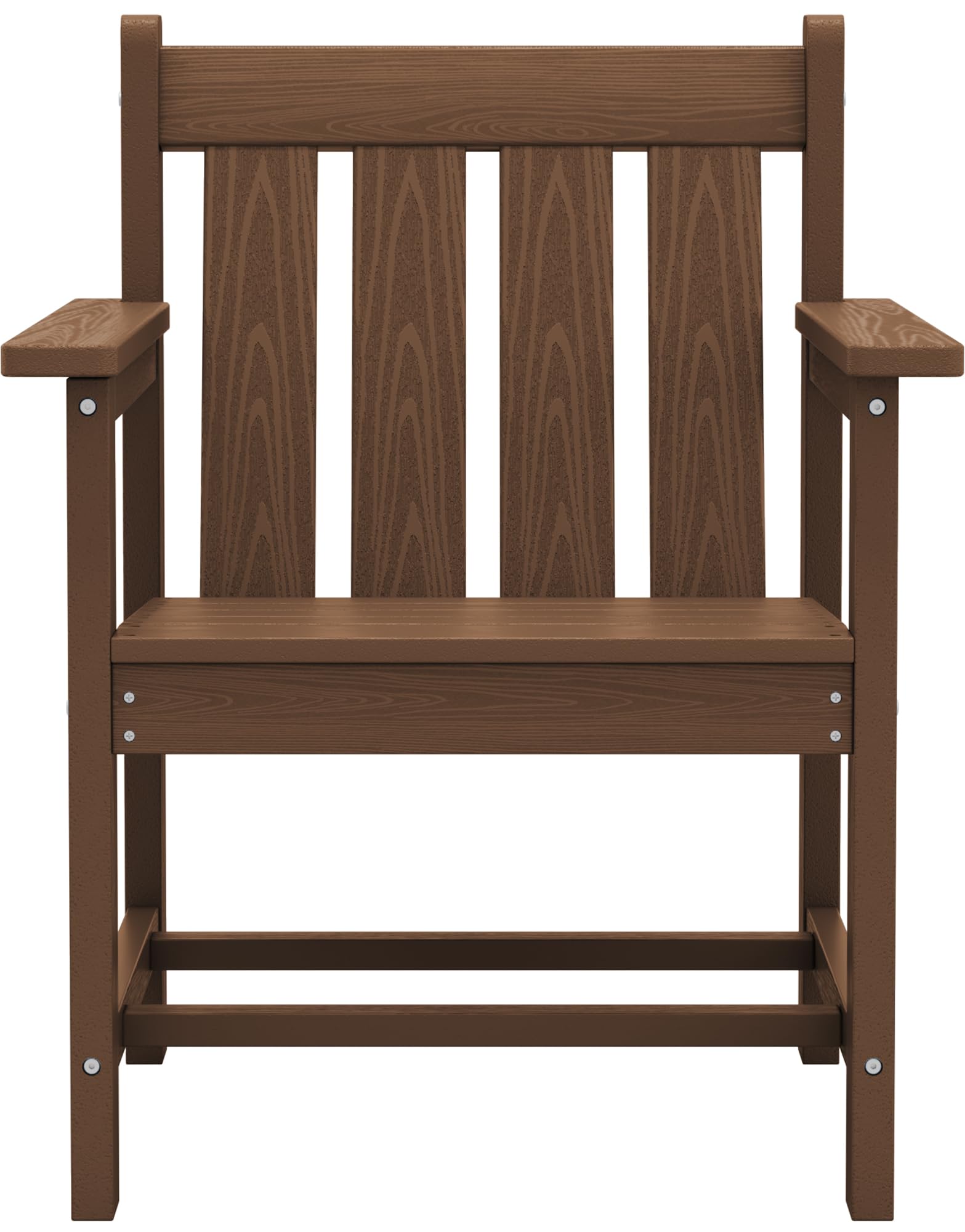 3 Pieces Patio Bistro Set, All Weather Adirondack Chair Set with Side Table