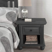 London Lane Nightstand, Arctic Gray