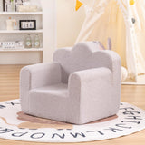 Kids Couch Sherpa Toddler Chair, Cloud-Like Comfy Kids Sofa Toddler Reading Chair