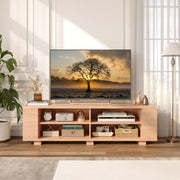 Wood TV Stand for TVs up to 65 Inch Flat Screen, Modern Entertainment Center