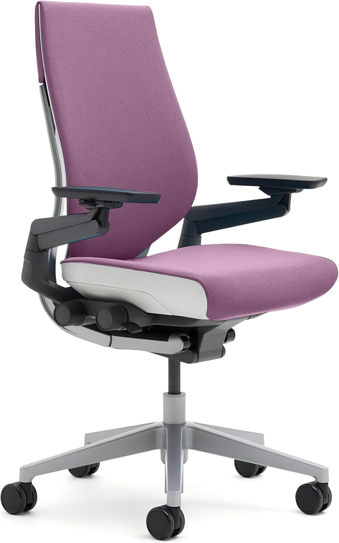 Gesture Office Chair - Ergonomic Work Chair with Wheels for Carpet - Comfortable Office