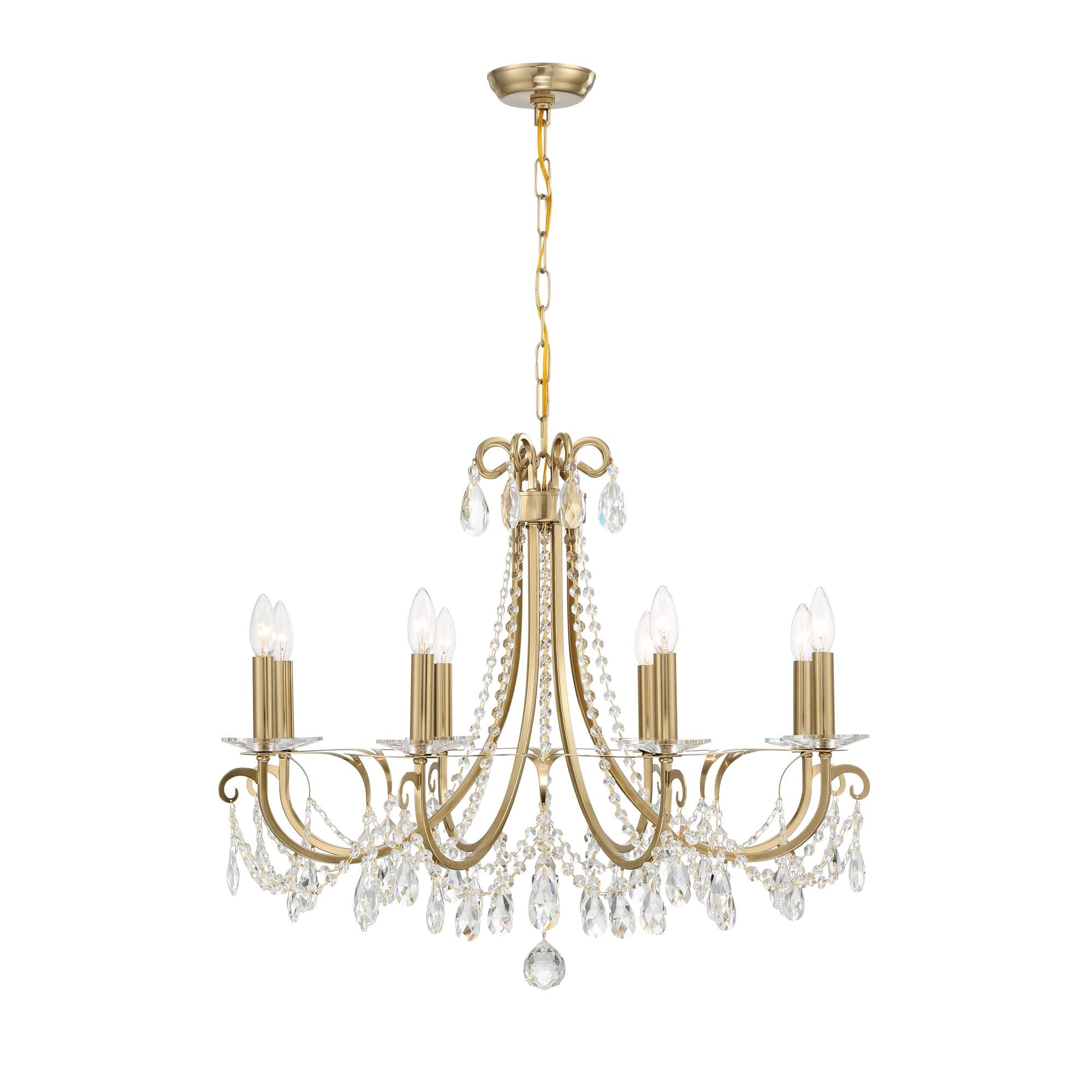 Othello 8 Light Polished Chrome Chandelier