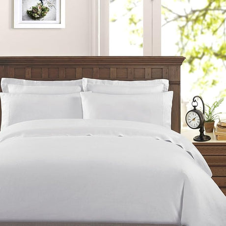 , Duvet Cover Set with 3 Pieces, 415 Thread Count, Percale, 100% Peruvian Pima Cotton,