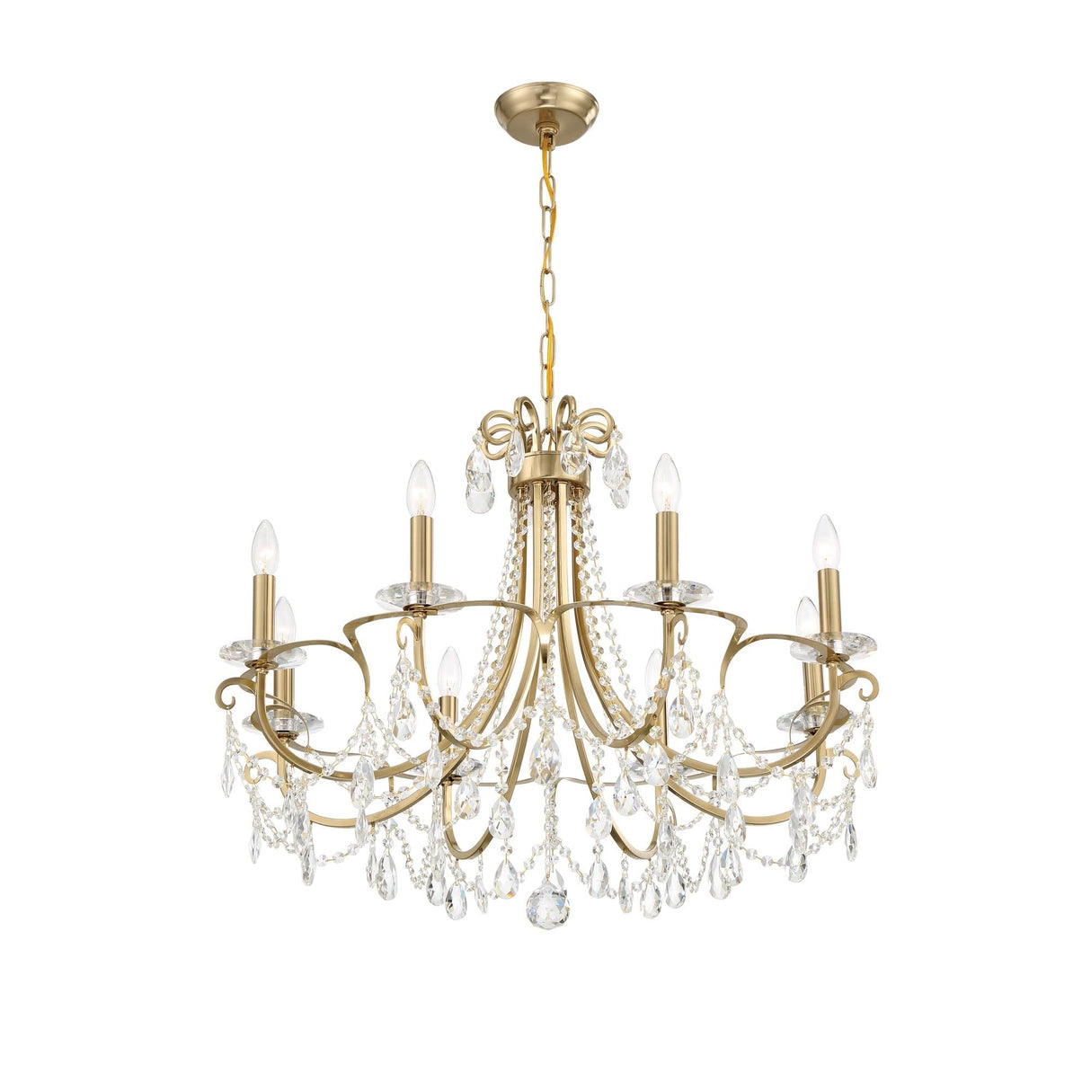 Othello 8 Light Polished Chrome Chandelier