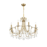 Othello 8 Light Polished Chrome Chandelier