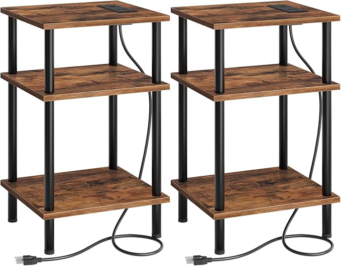 Nightstand with Charging Station