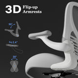 Ergonomic Office Chair with Memory Foam Seat and Adjustable Lumbar Support