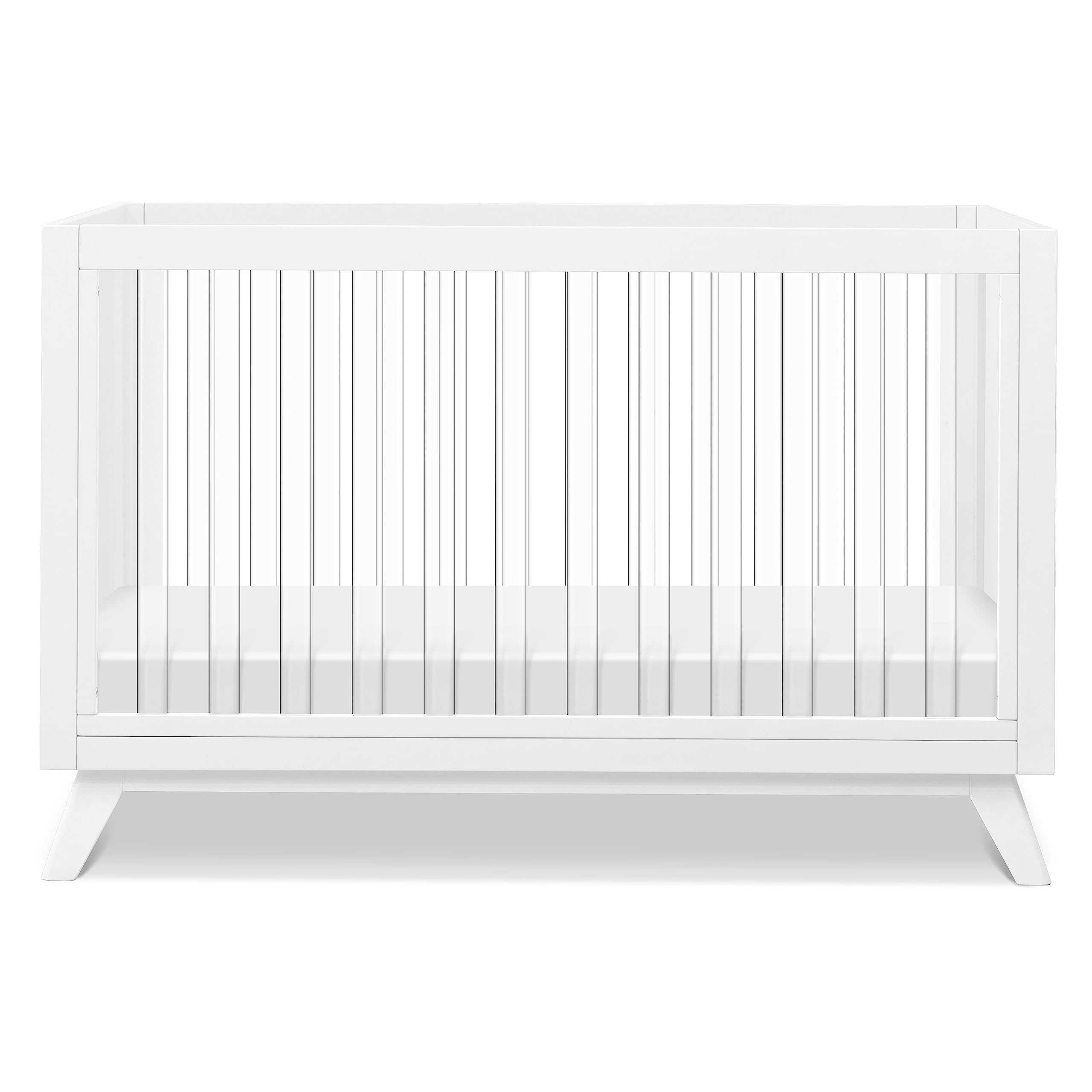 Otto 3-in-1 Convertible Crib in Honey with Acrylic Slats, Greenguard Gold Certified