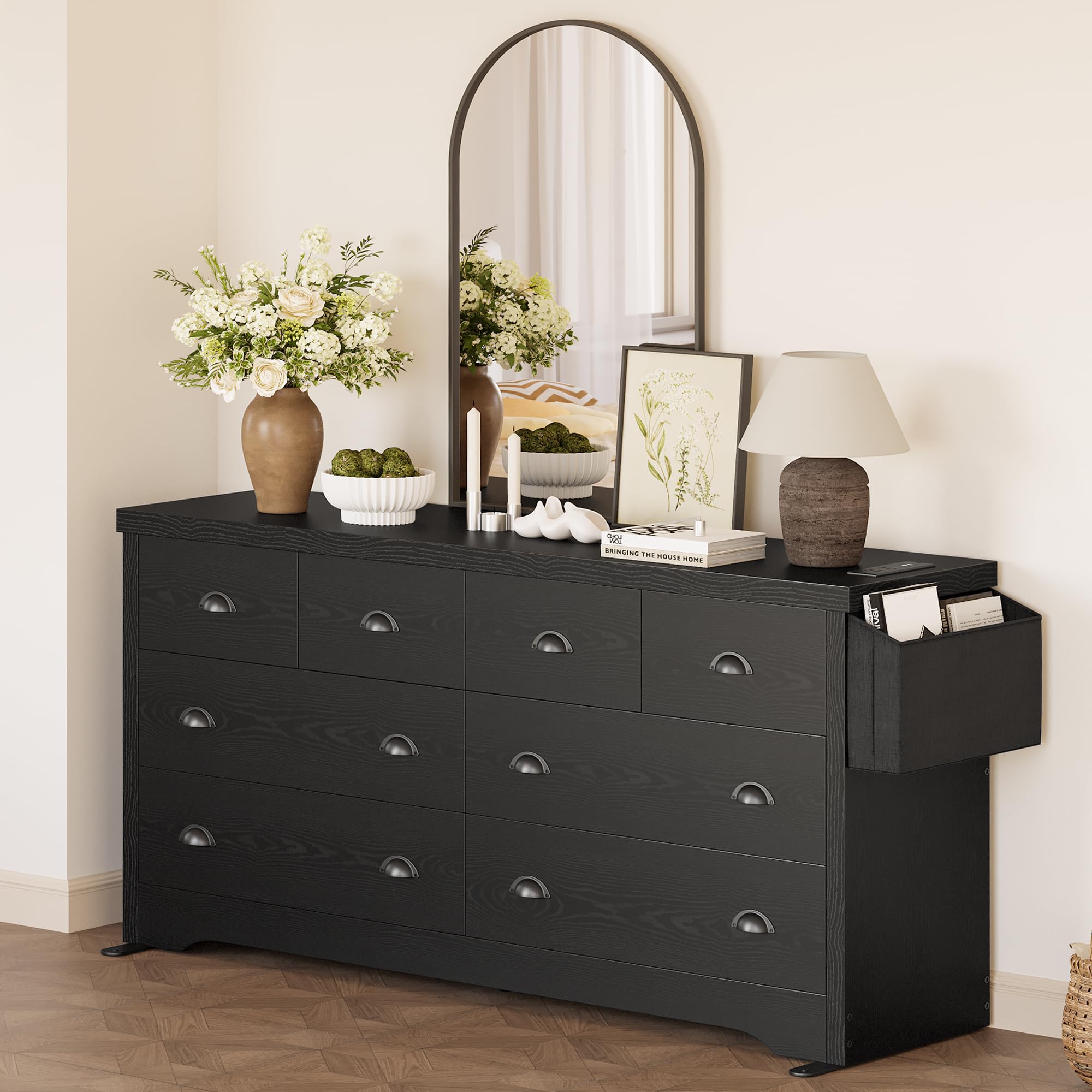 Dresser 8 Drawer with Charging Station