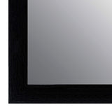 Everly Hart Collection 17.5" x 58" Framed Black Floor Free Standing Mirror with Easel