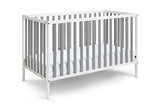 3-in-1 Convertible Crib, Easily Converts to Toddler Bed or Daybed, 3-Position Adjustable